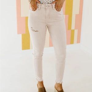 Vervet Haylie High Rise Crop Skinny Jean